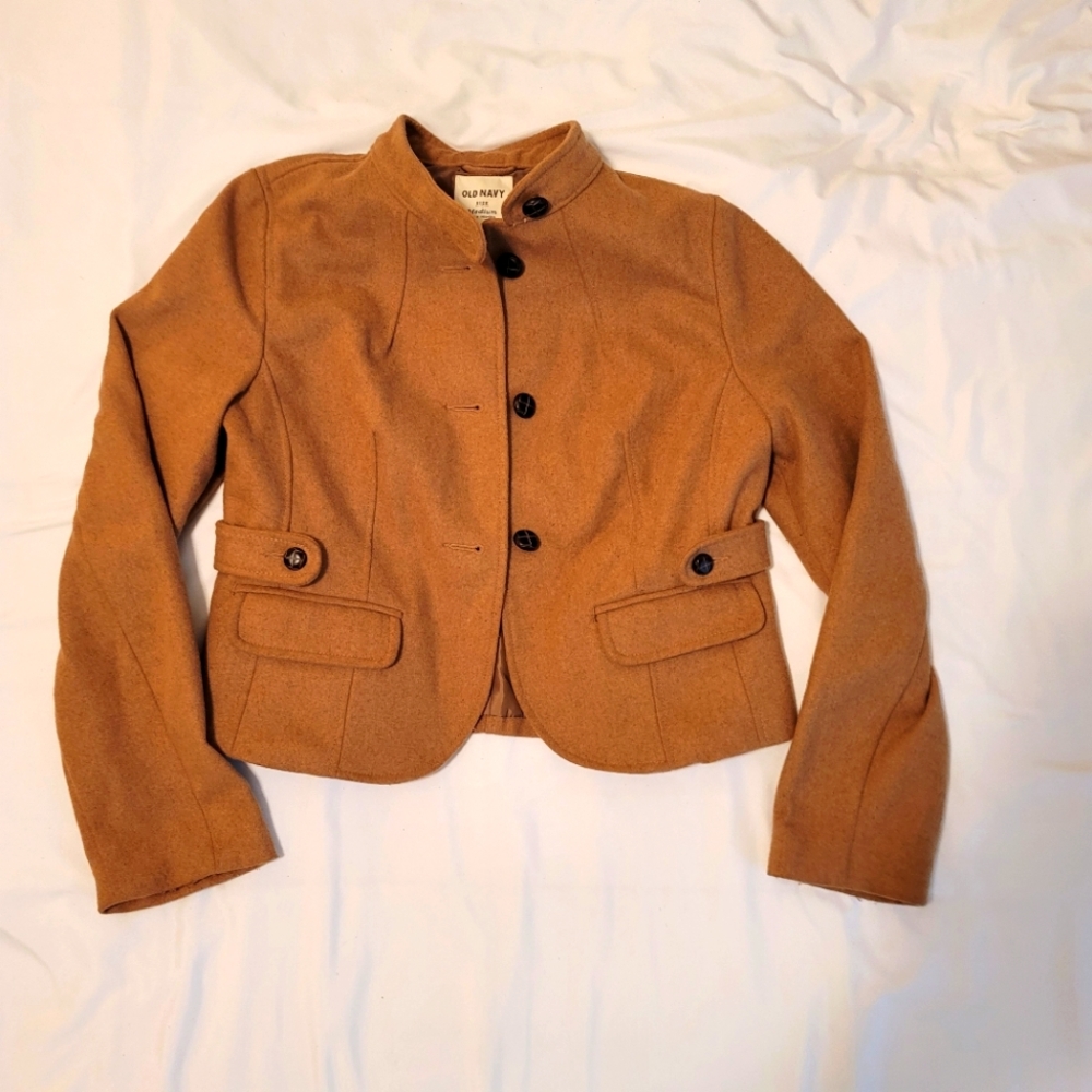 Camel Crop Jacket